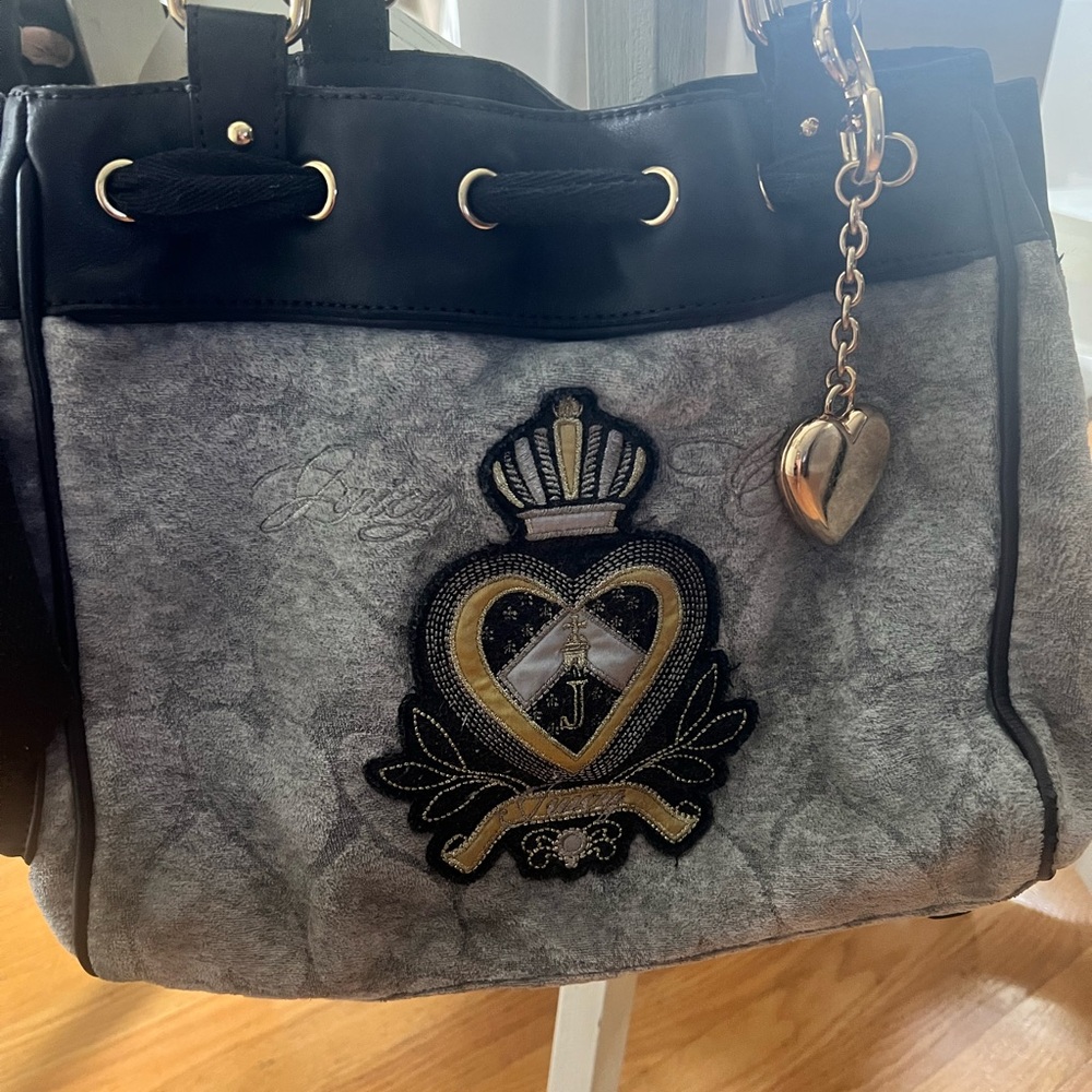 Stylish Gray and Black Women's Bag